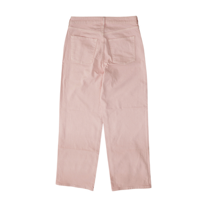 Pink Wide Leg Jeans
