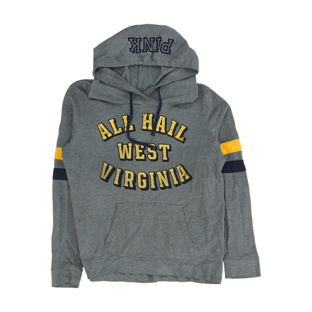 Gray Color Block Hoodie Pullover