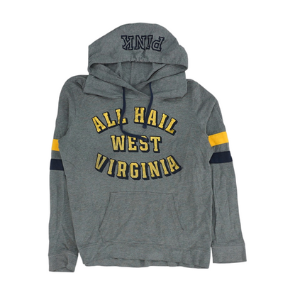 Gray Color Block Hoodie Pullover