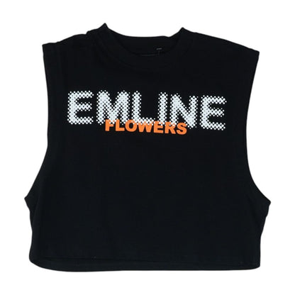 Black Cropped T-Shirt