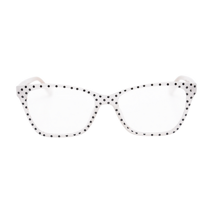 White Pava/O Cat Eye Prescription Eyewear