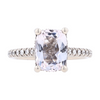 14K White Gold Morganite Fashion Ring