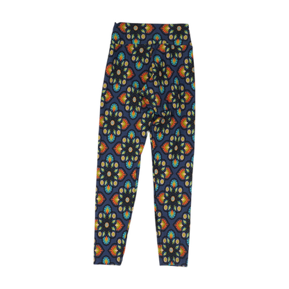 Blue Graphic Active Leggings