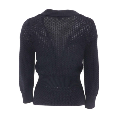 Black Cardigan Sweater