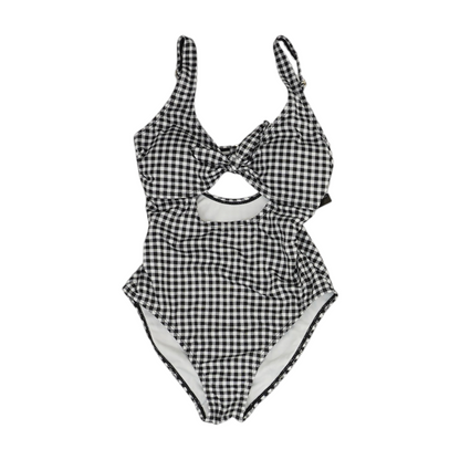 Black Check One-Piece