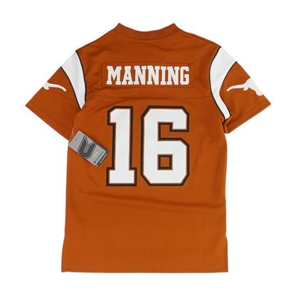 Boys' Rust Texas Longhorns Short Sleeve Jersey