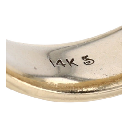 14K Two-Tone Gold Fashion Ring