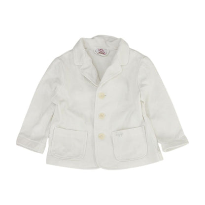 White Solid Sport Coat