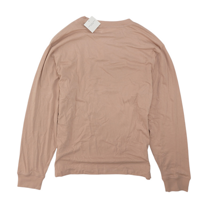 Beige Solid T-Shirt