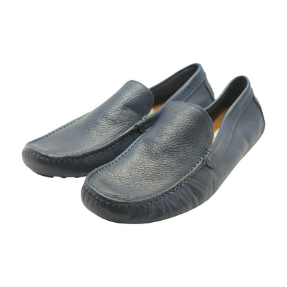 Navy Leather Loafer Dress Shoes