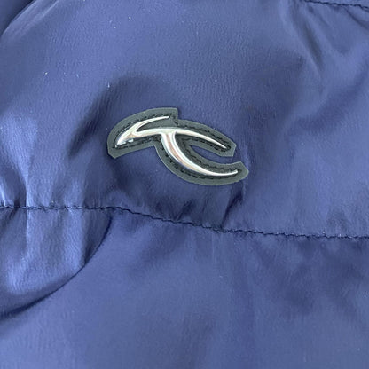Navy Solid Puffer Jacket