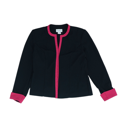 Vintage Black Solid Blazer