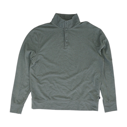 Gray Solid Sweatshirt Pullover
