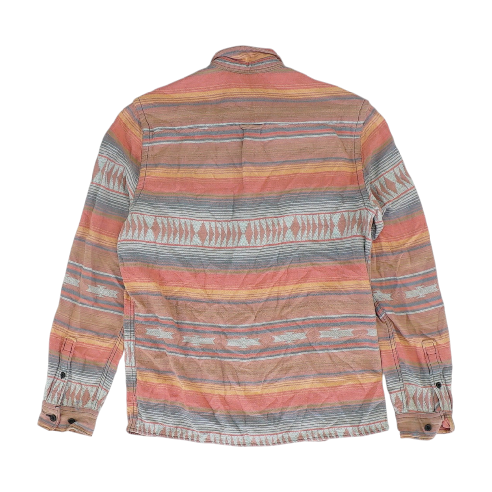 Multi Striped Flannel Button Down