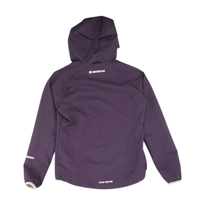 Purple Solid Rain Jacket
