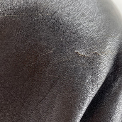 Vintage Pelle Pelle ‘Soda Club’ Patched Globe Leather Jacket