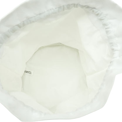 White 2PC Drawstring Dustbags