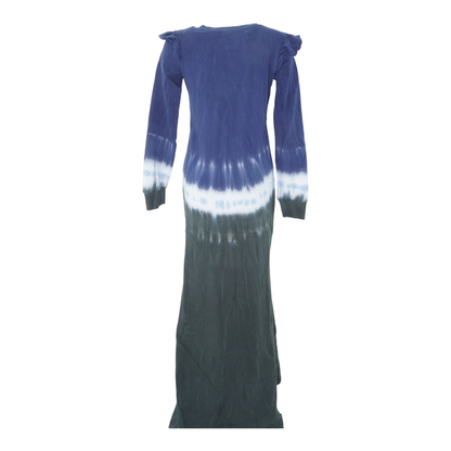 Navy Tie-Dye Maxi Dress
