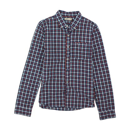 Multi Plaid Long Sleeve Button Down