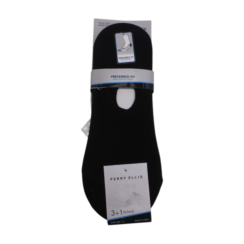 Black Solid Socks