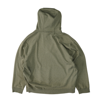 Gray Solid Hoodie Pullover