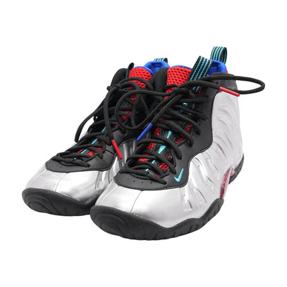 Little Foamposite One Silver Athletic Shoes