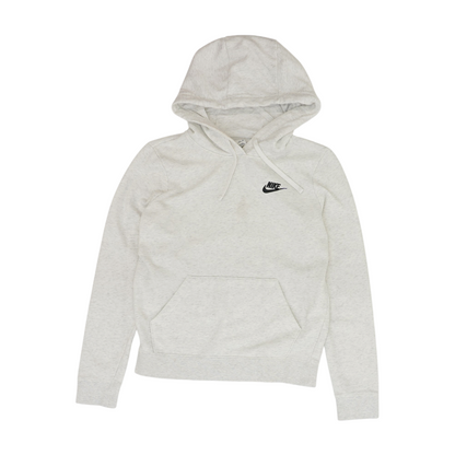 Gray Solid Hoodie Pullover