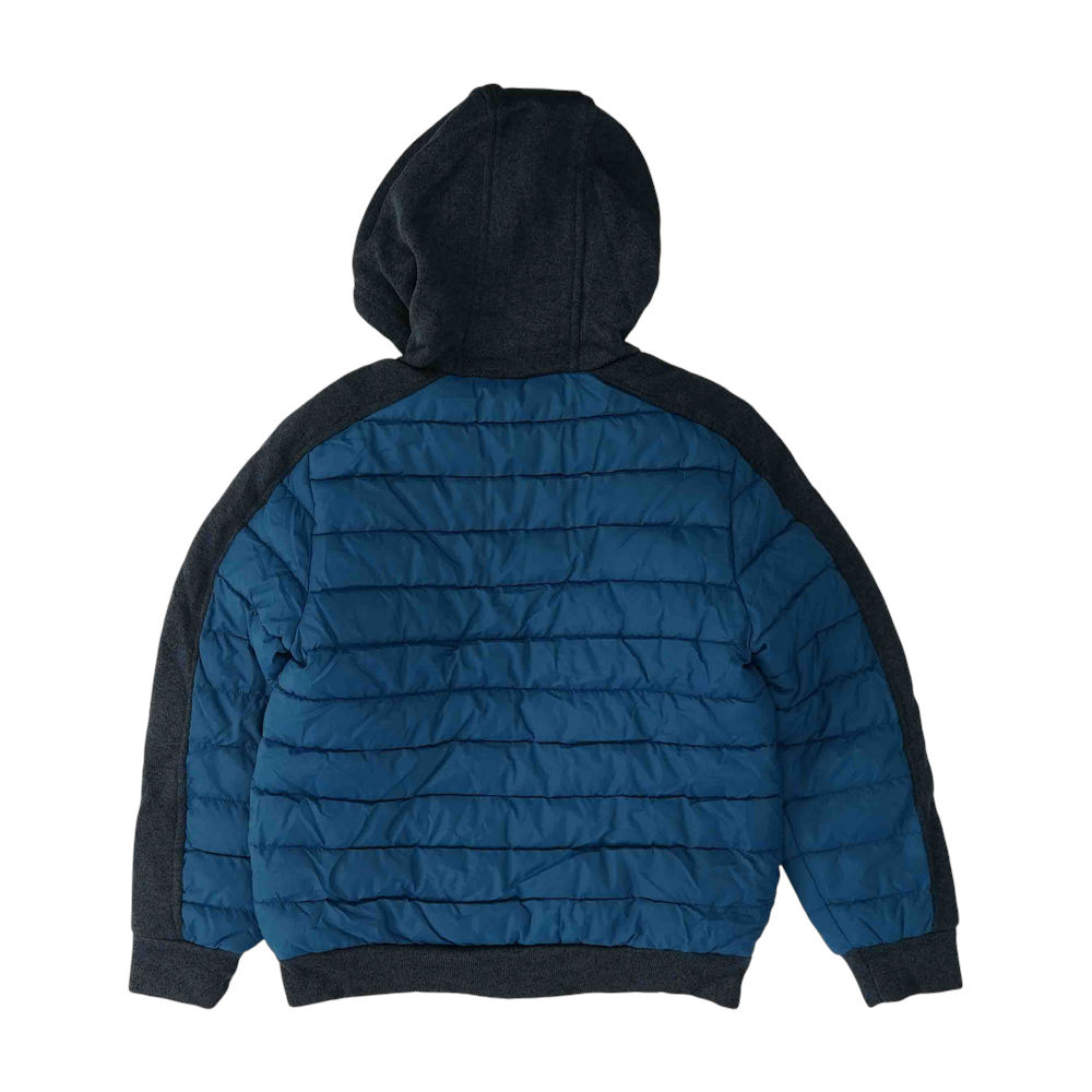 Blue Color Block Jacket