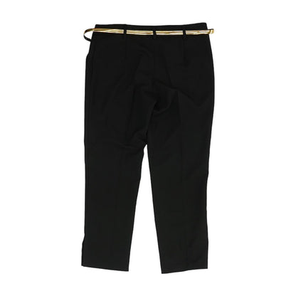 Black Solid Dress Pants