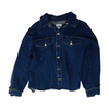 Blue Solid Denim Jacket
