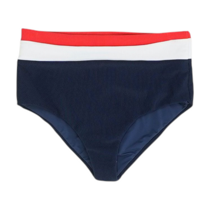 Navy Color Block Swim Bottom