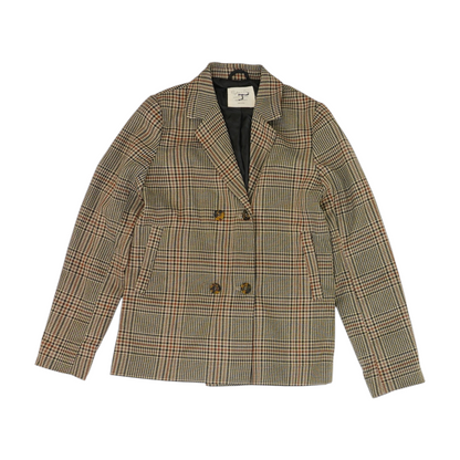 Tan Check Coat