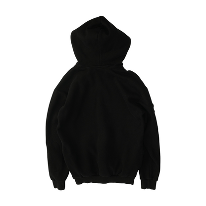 Black Solid Hoodie Pullover