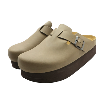 Brown Heeled Sandals