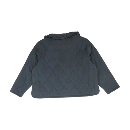 Navy Petite Solid Jacket