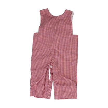 Red Check Sleeveless One-Piece