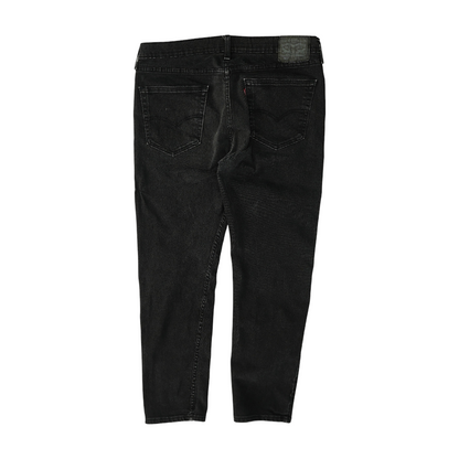 Black Tapered Jeans