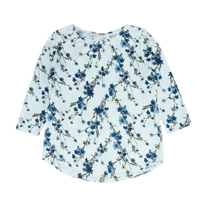 Beige Floral Blouse