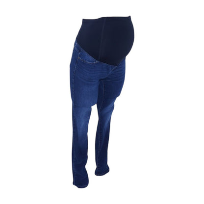 Blue Maternity High Rise Skinny Leg Jeans
