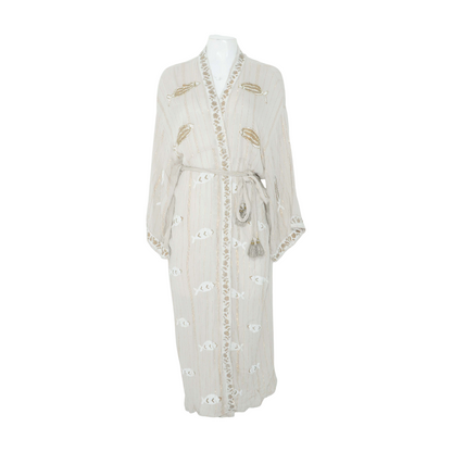 Gray Print Cover-Up