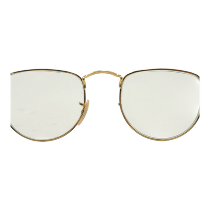 Gold Elon Square Prescription Eyewear
