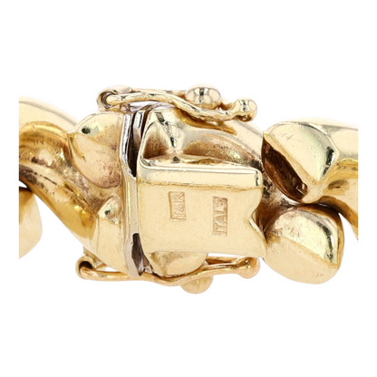 14K Yellow Gold Chain Bracelet