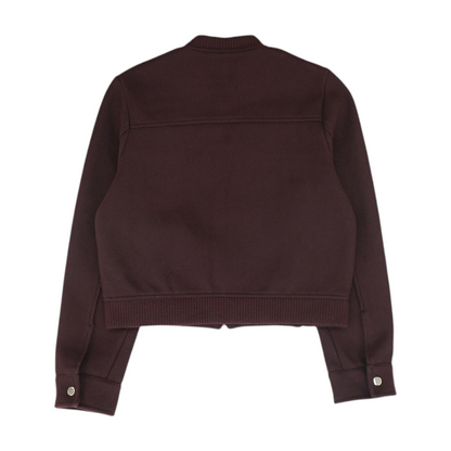 Burgundy Solid Jacket