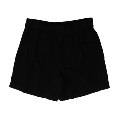 Black Solid Chino Shorts