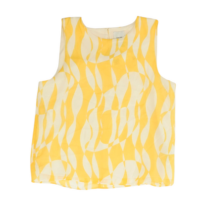 Yellow Print Blouse