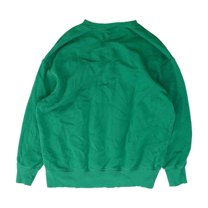Green Solid Sweatshirt Pullover