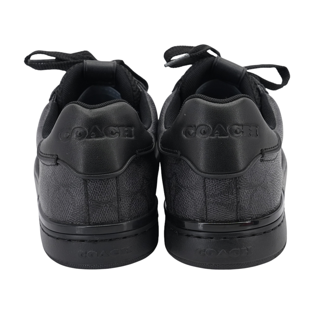 High Line Signature Logo Leather Low-Top Athletic Shoes