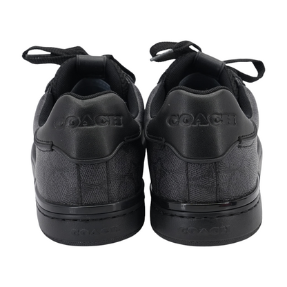 High Line Signature Logo Leather Low-Top Athletic Shoes