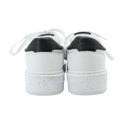 White Low-Top Athletic Shoes