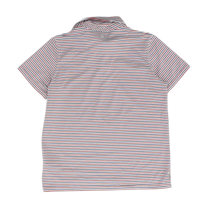 Multi Striped Short Sleeve Polo